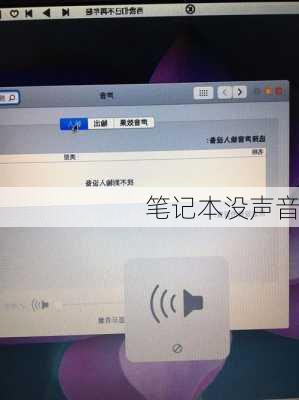 笔记本没声音