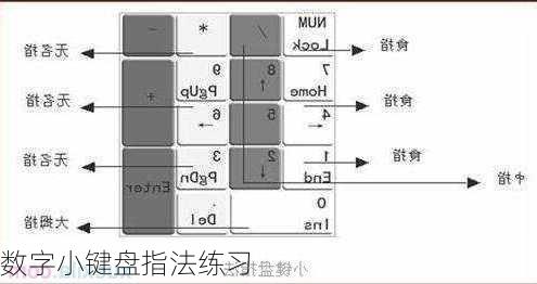 数字小键盘指法练习