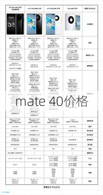 mate 40价格