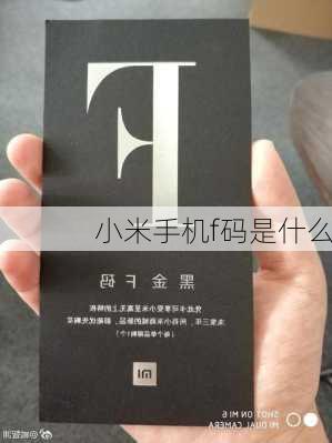 小米手机f码是什么