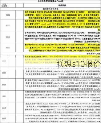 联想s10报价