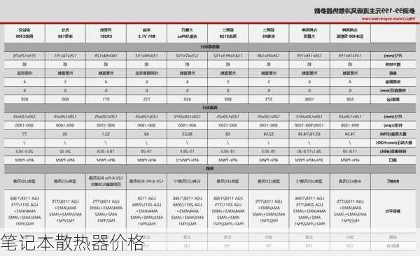 笔记本散热器价格