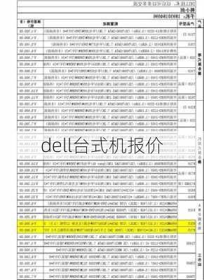 dell台式机报价