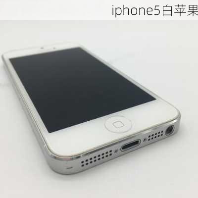 iphone5白苹果