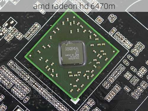 amd radeon hd 6470m