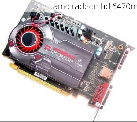 amd radeon hd 6470m