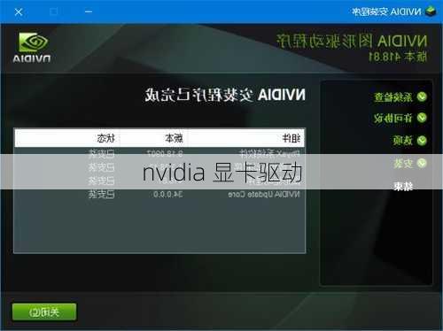 nvidia 显卡驱动