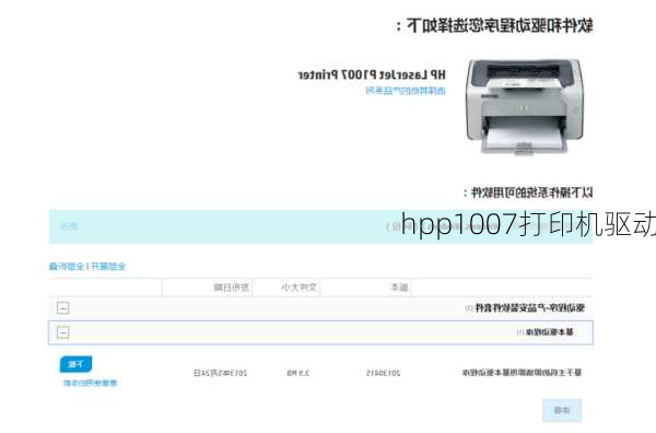 hpp1007打印机驱动