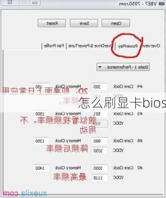 怎么刷显卡bios