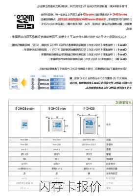 闪存卡报价