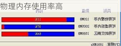 物理内存使用率高