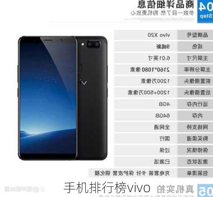 手机排行榜vivo