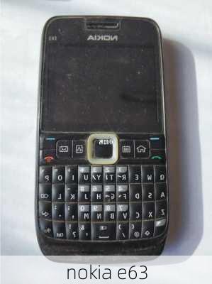 nokia e63