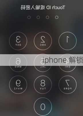 iphone 解锁