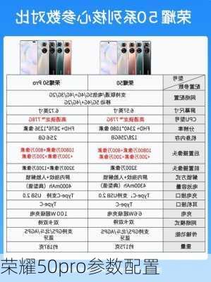 荣耀50pro参数配置