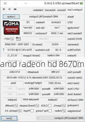 amd radeon hd 8670m