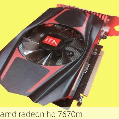 amd radeon hd 7670m