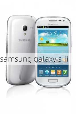 samsung galaxy s iii