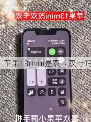 苹果13mini是双卡双待吗