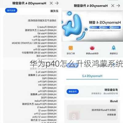 华为p40怎么升级鸿蒙系统
