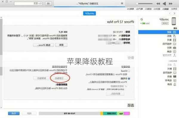 苹果降级教程