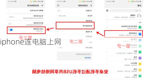 iphone连电脑上网