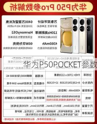 华为P50POCKET参数