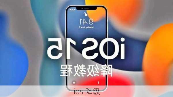 ios 降级