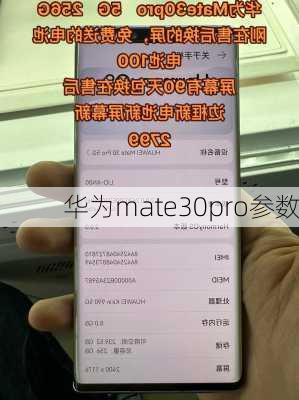 华为mate30pro参数