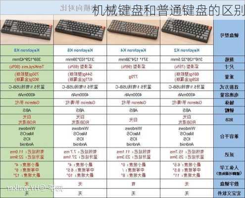 机械键盘和普通键盘的区别