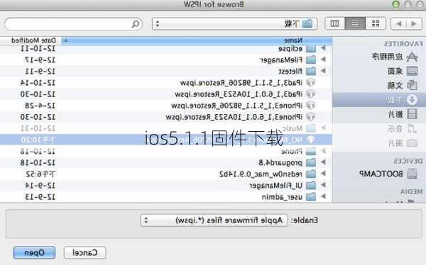 ios5.1.1固件下载