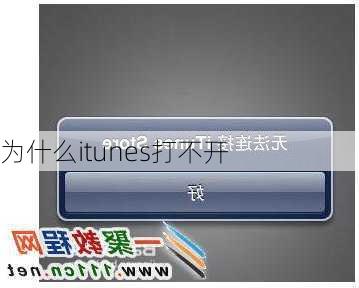 为什么itunes打不开