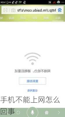 手机不能上网怎么回事