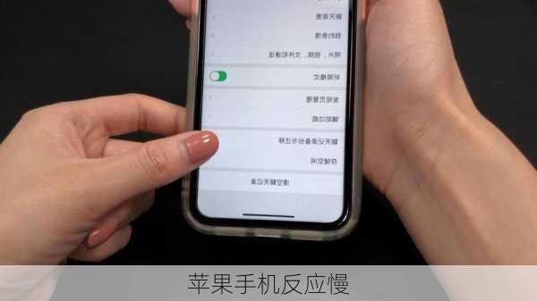 苹果手机反应慢