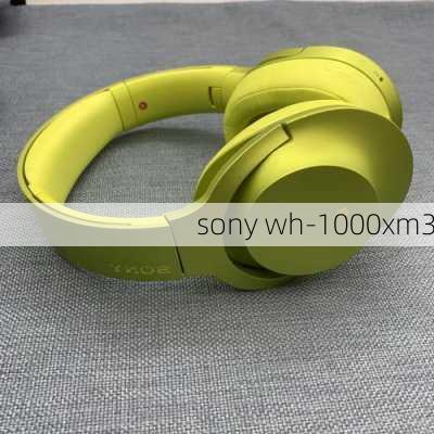 sony wh-1000xm3