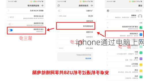 iphone通过电脑上网