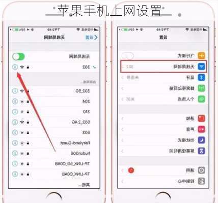 苹果手机上网设置