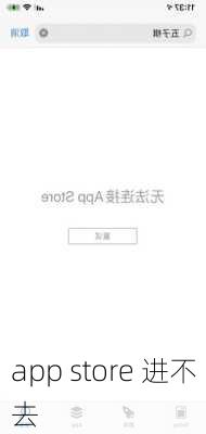 app store 进不去