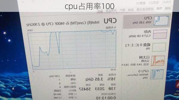 cpu占用率100