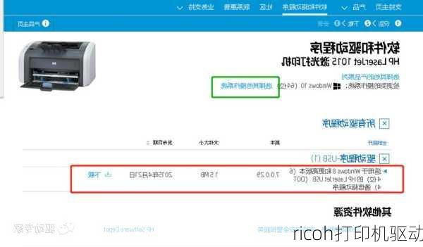 ricoh打印机驱动