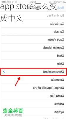 app store怎么变成中文