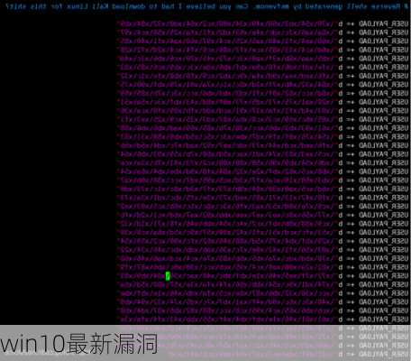 win10最新漏洞