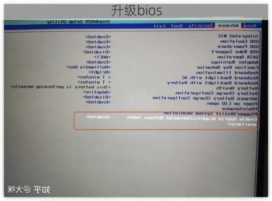 升级bios