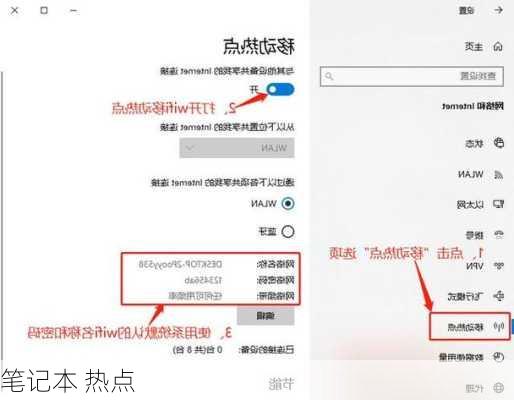 笔记本 热点